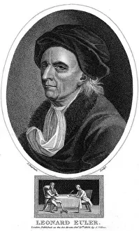 Swiss Mathematician Prints: Leonard Euler / Chapman