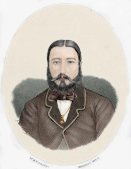 Leopold II (1835-1909). King of the Belgians. Portrait Leopold II (1835-1909). King of the Belgians. Portrait