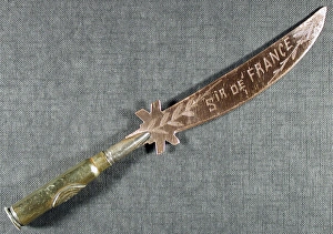 Letter opener Engraved Souvenir de France Letter opener Engraved Souvenir de France