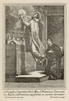 Baroque Art Paintings Prints: Levitation / Copertino