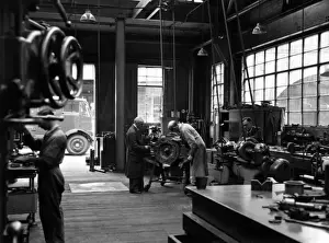 London Fire Brigade Tenders Prints: LFB Engineering Workshop - Vehicle repairs