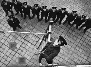 LFB recruits taking part in hook ladder training at HQ LFB recruits taking part in hook ladder training at HQ