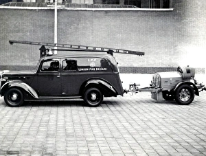 LFB wartime emergency appliance and trailer pump, WW2 LFB wartime emergency appliance and trailer pump, WW2