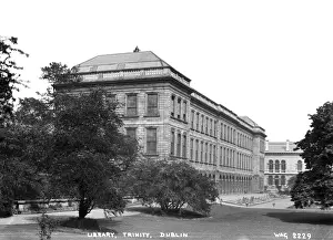 Early 20th Century Print of Trinity Library, Dublin