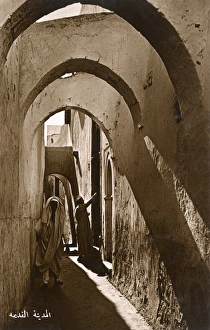 Libya - Tripoli - narrow passage within the Old City Libya - Tripoli - narrow passage within the Old City