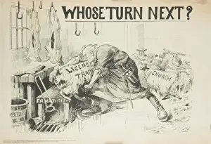 Print of the Licensing Bill, 1908 Satirical Cartoon