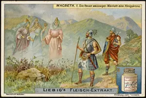 Macbeth Witches Prints: Liebig Macbeth 1
