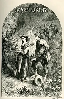 As You Like It Print - Phoebe and Silvius