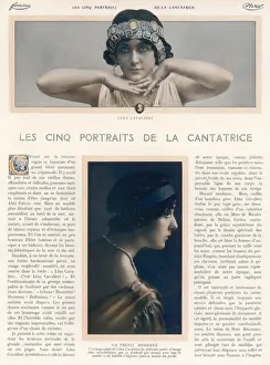 Lina Cavalieri Print - Italian Opera Singer Portraits