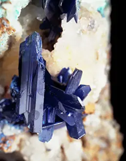 Natural History Museum Specimens Prints: Linarite