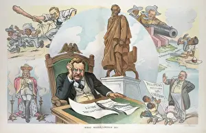 Puck Magazine Art Prints: What would Lincoln do?