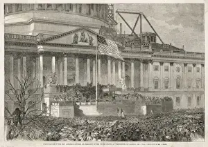 Abraham Lincoln Inauguration Prints: Lincoln Inauguration