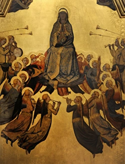 Lippo Memmi (1291-1356). Italian painter. The Assumption of Lippo Memmi (1291-1356). Italian painter. The Assumption of