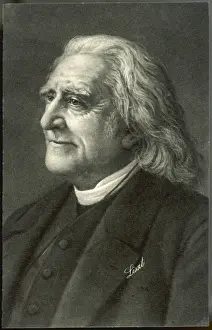 Old Age Portraits Prints: Liszt Smiling
