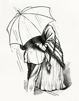 Little Women - Jo and Fritz reunited under an umbrella Little Women - Jo and Fritz reunited under an umbrella
