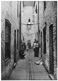Liverpool Slum Print 1912
