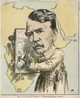 David Livingstone Unlocking Central Africa Print