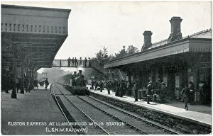 Llandrindod Wells railway station, Powys, Wales Llandrindod Wells railway station, Powys, Wales