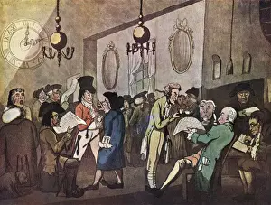 Lloyds Coffee House, London Print 1798