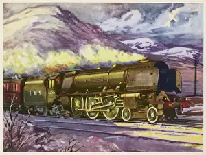 Steam Train Collection Prints: Lms Coronation Loco