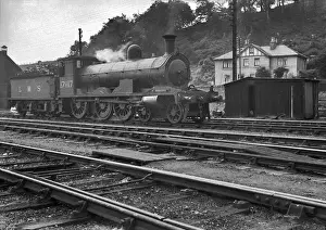 Steam Engine History Prints: LMS steam engine and tender