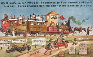 Railway Satire Prints: Our Local Express (2 / 2)