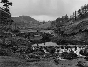 Lake District Cumbria Prints: Lodore Stream