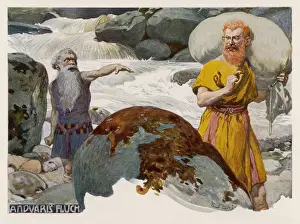 Loki as a Serpent Print