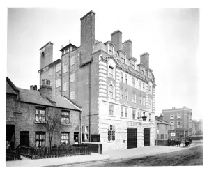 LCC-LFB Northcote Fire Station Print, Battersea, SW London