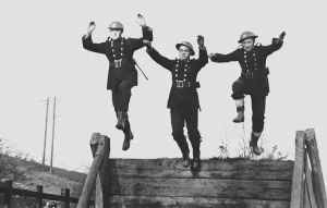Firefighter Prints: London Fire Brigade WWII Assault Course Training Print