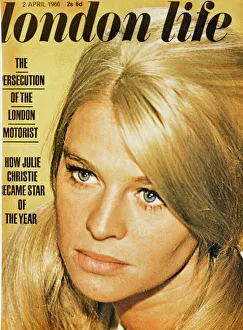 London Life front cover 1966 featuring Julie Christie London Life front cover 1966 featuring Julie Christie