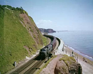 Locomotive Collection: London to Penzance train at Teignmouth, Devon