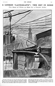 A London skyscape: the sky in Soho, 1905 A London skyscape: the sky in Soho, 1905