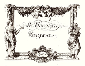 London Trade Card - William Hogarth, engraver London Trade Card - William Hogarth, engraver