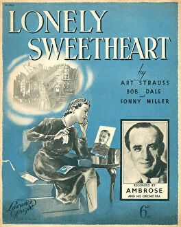 Ambrose Collection: Lonely Sweetheart, Music Sheet Cover
