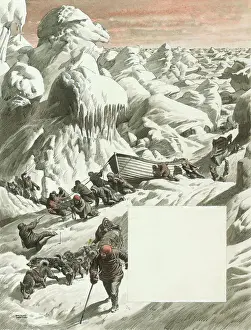 Trans-Antarctic Expedition Prints: The Long, Long Drift Print: Endurance Expedition