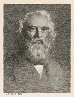 Henry Wadsworth Longfellow Print (1878)