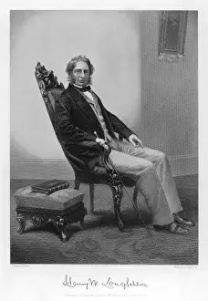 19th Century American Literature Prints: Longfellow / Chappel