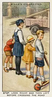 Transport History Images Prints: Look Right and Left