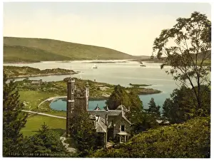 Southeast Scotland Landscape Prints: Looking S. E. (i. e. Southeast), Kyles of Bute, Scotland