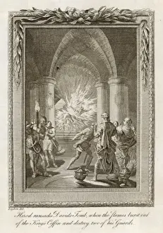 Biblical Scenes Paintings Prints: Looters Destroyed