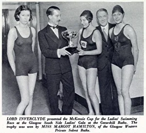 Lord Inverclyde presenting the McKenzie Cup Lord Inverclyde presenting the McKenzie Cup