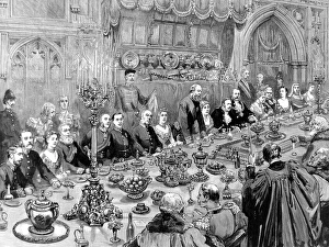 The Lord Mayors Banquet at the Guildhall, November 9th 1887 The Lord Mayors Banquet at the Guildhall, November 9th 1887