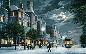 Lord Street at Night, Southport, Lancashire Lord Street at Night, Southport, Lancashire