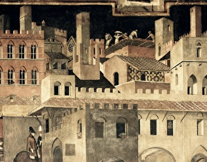 LORENZETTI, Ambrogio (1285-1348). Effects of Good LORENZETTI, Ambrogio (1285-1348). Effects of Good