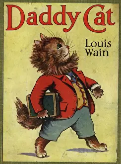 Louis Wain Cat Art Prints: Louis Wain, Daddy Cat - front cover