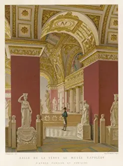 Louvre Museum Collection Prints: The Louvre, Paris