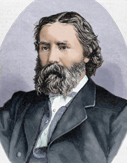 LOWELL, James (1819-1891). Poet, essayist and American diplo LOWELL, James (1819-1891). Poet, essayist and American diplo