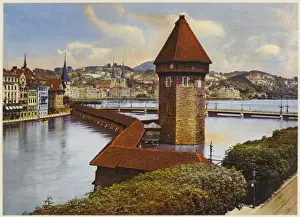 Lucerne Cityscape Prints: Lucerne / Wasserturm C20