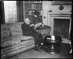 Luigi Pirandello Taking Tea with an Oriental Lady Print